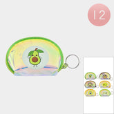 Avocado Printed Coin Purses/Keychains